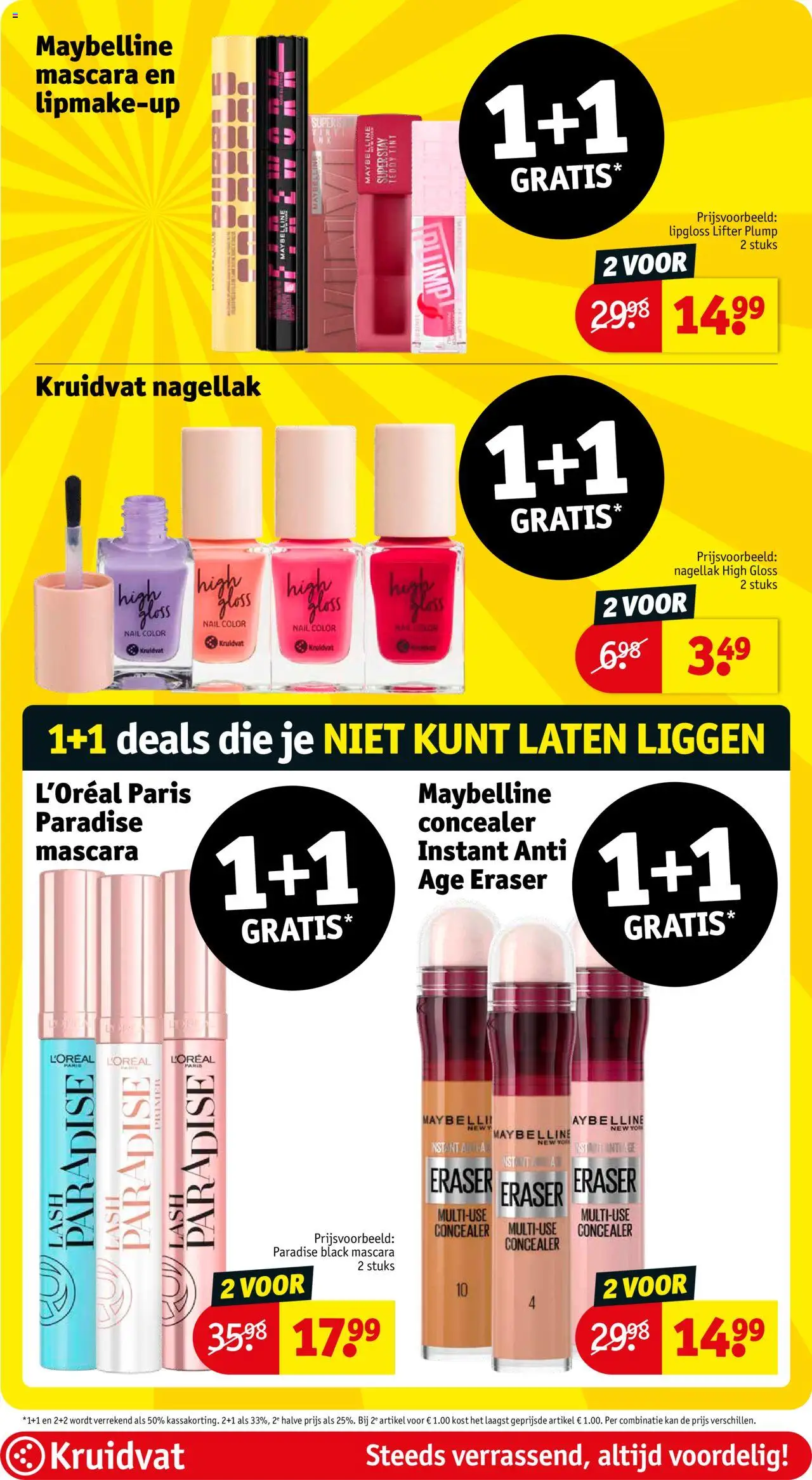  | Pagina: 2 | Producten: Kan, Concealer, Mascara, Nagellak