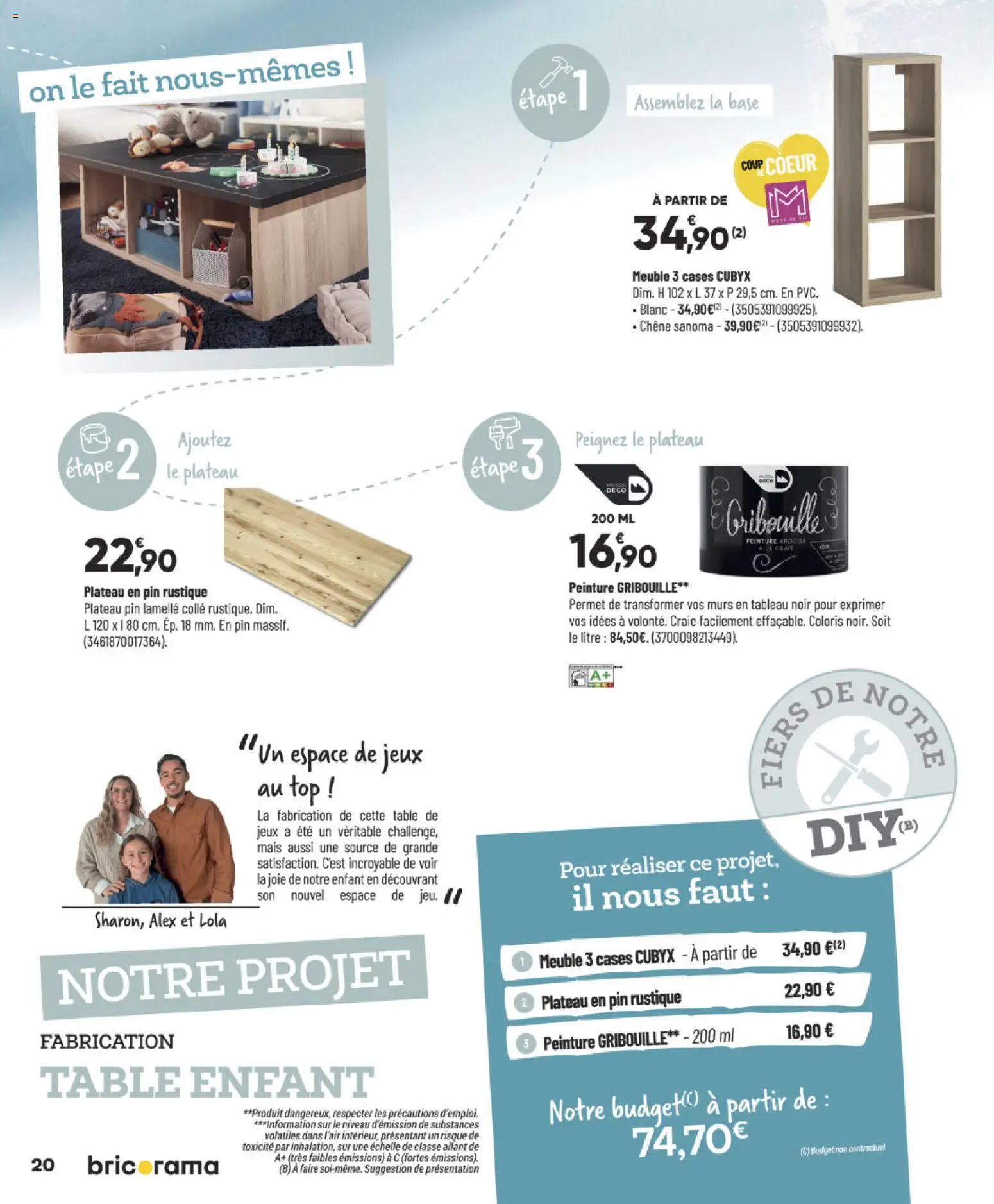 {H1} | Page: 20 | Produits: Base, Plateau, Mais, Jeux