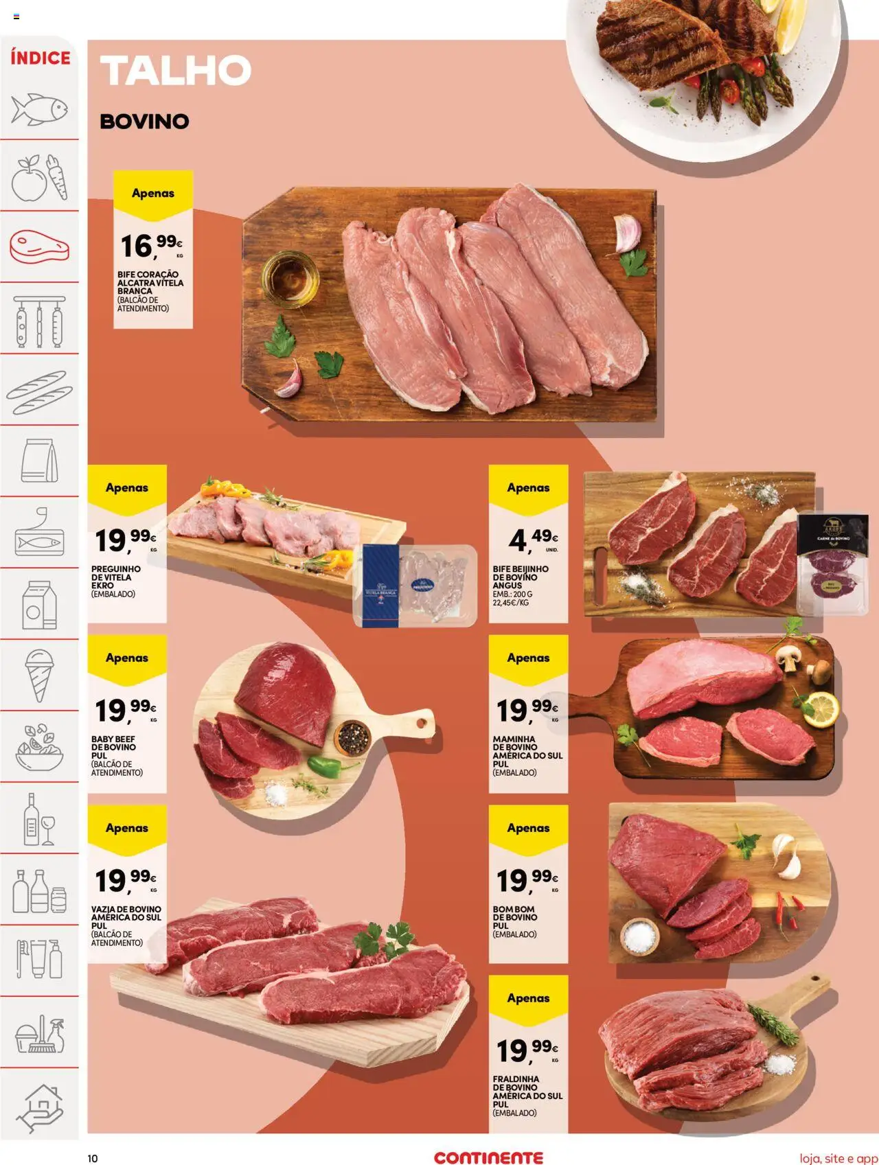 Continente folheto │ válido de 09.09.2025 | Página: 10 | Produtos: Vitela