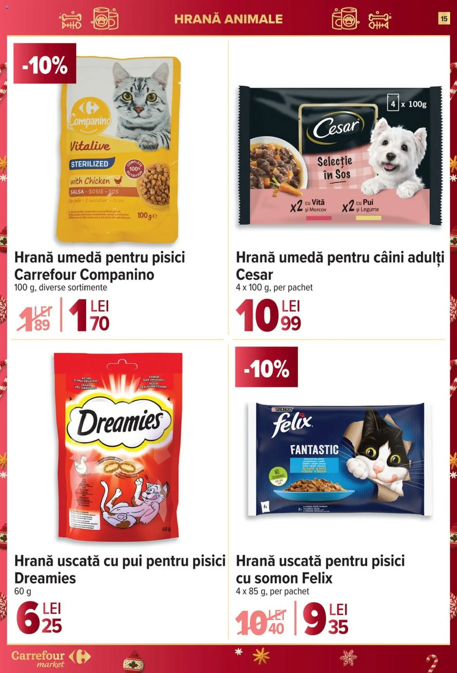 Noul catalog Carrefour – valabil de la 27.12.2025 | Pagină: 15 | Produse: Matériel de Street Workout, Hacıyatmaz Kedi Oyuncağı, Legume, Sos