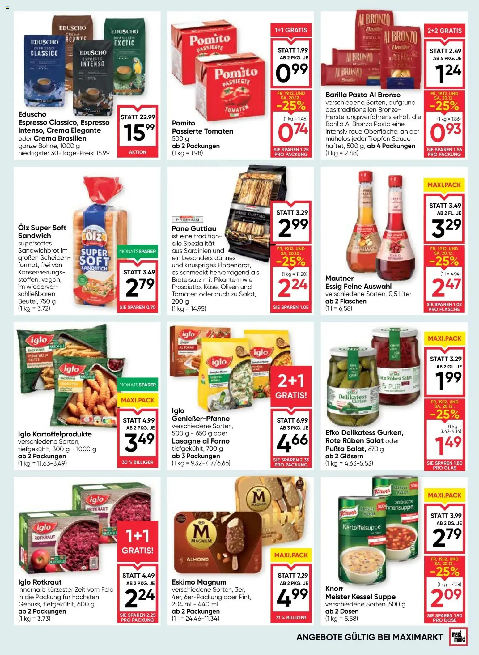 Maximarkt Vöcklabruck, Ried gültig ab 18.12.2025 | Seite: 15 | Produkte: Gurken, Salat, Szeder, Tomaten