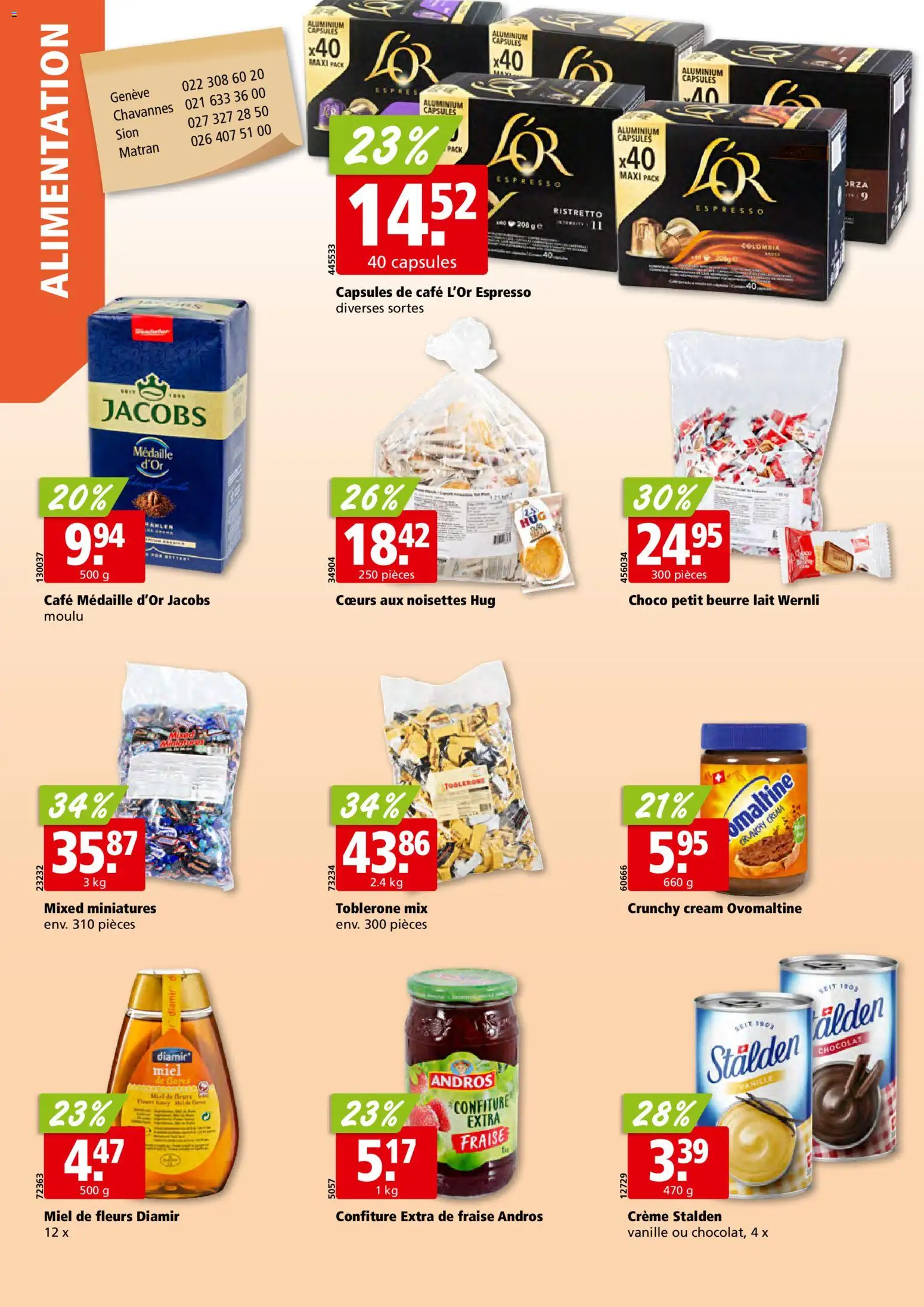 Aligro Aktionen Chavannes, Matran, Genève, Sion – gültig ab 17.11.2025 | Seite: 18 | Produkte: Creme