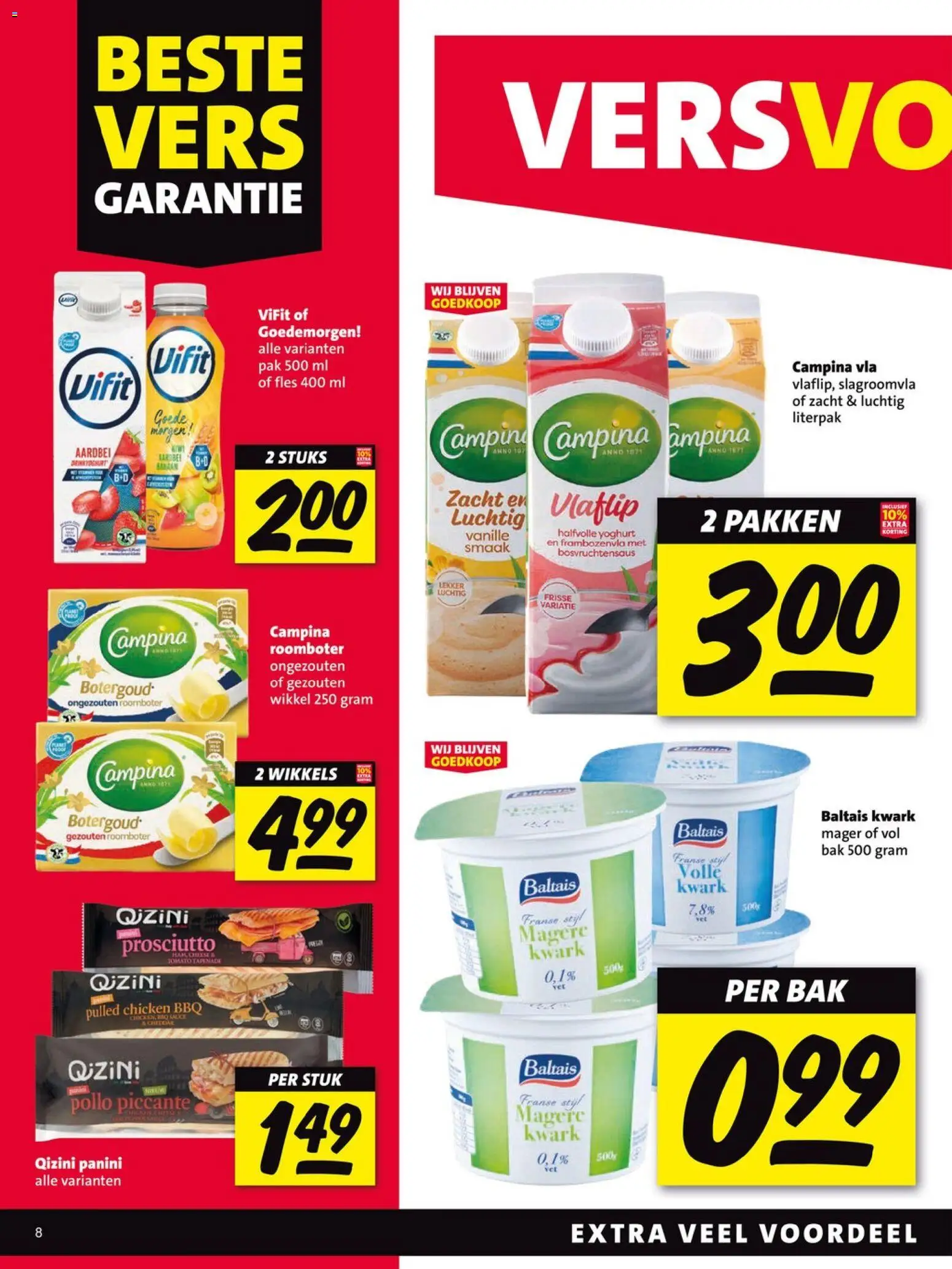 {H1} | Pagina: 8 | Producten: Yoghurt, Kwark, Pavilon, Aardbei