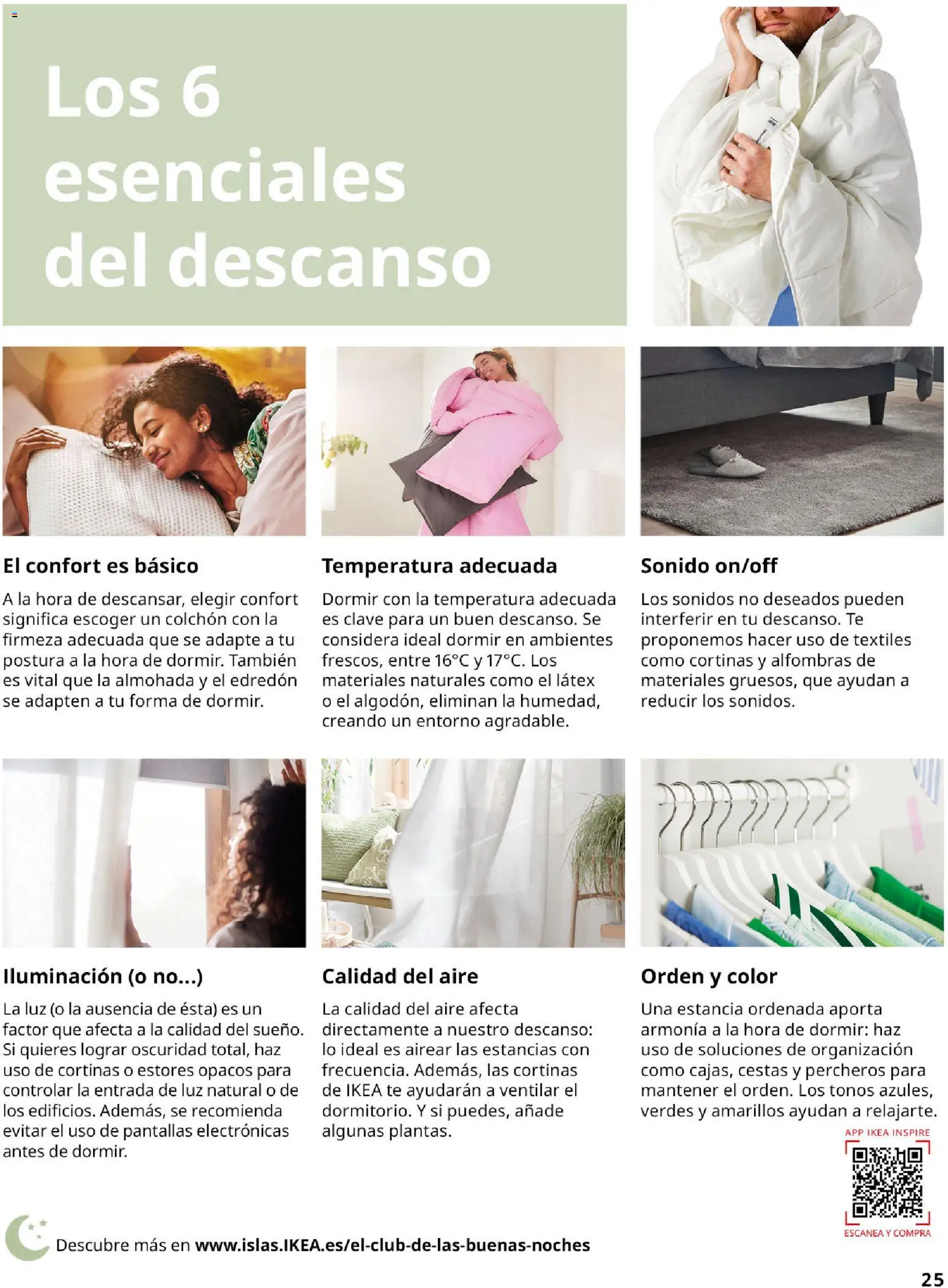 Catálogo IKEA Dormitorios │ válido desde el 01.02.2026 | Página: 25 | Productos: Edredón, Té, Colchon, Almohada