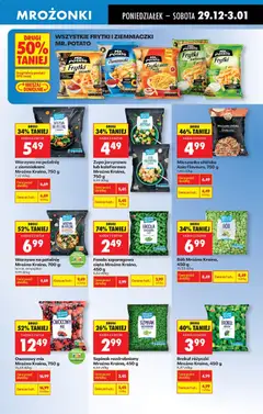 Pogląd oferty "Zupa jarzynowa lub kalafiorowa Mroźna Kraina, 750 g, Zupa jarzynowa lub kalafiorowa" - ważna od 29.12.2025 | Strona: 49