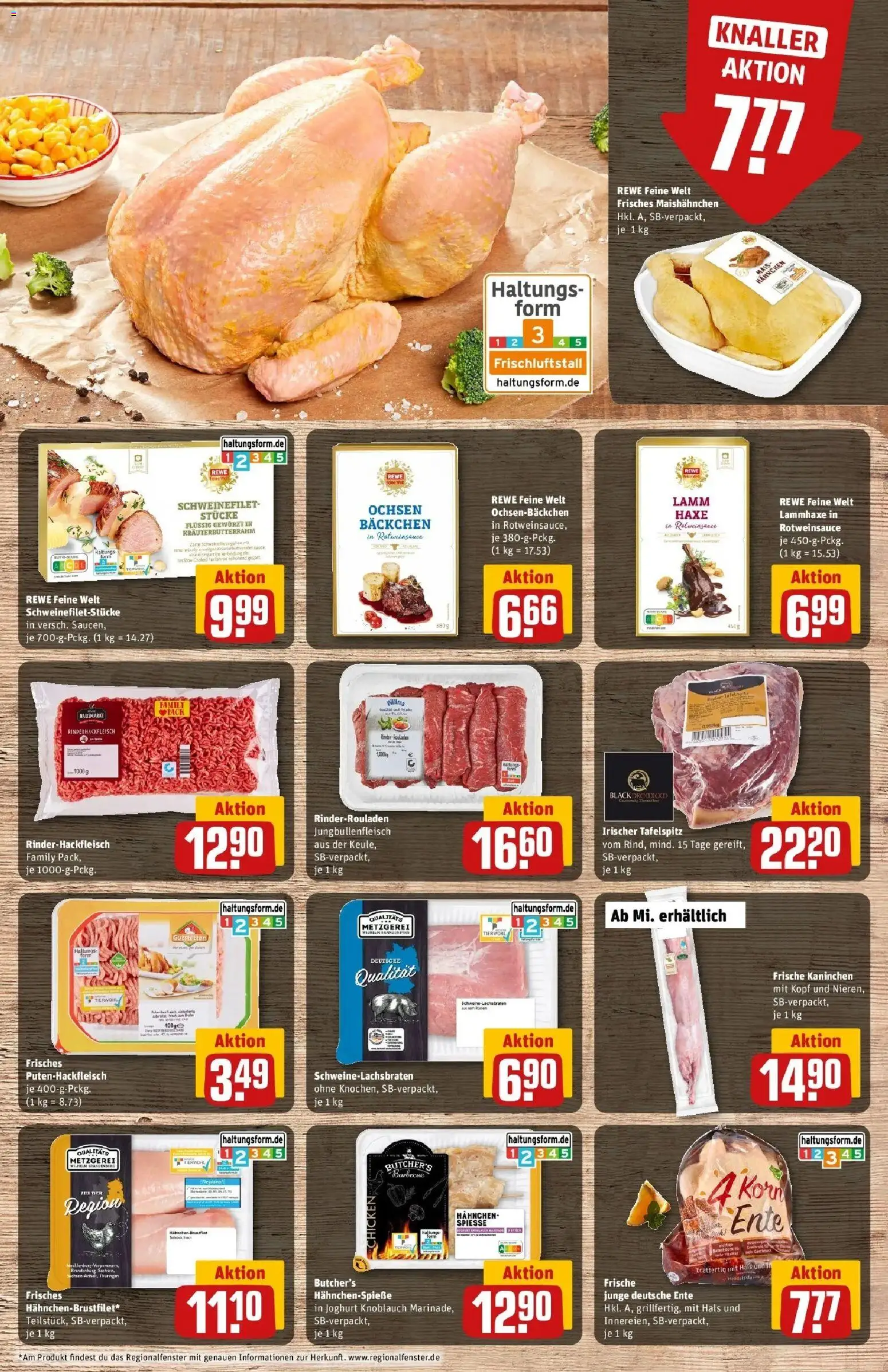 Rewe Prospekt Elsterwerda	 – gültig ab 30.03.2026 | Seite: 12 | Produkte: Rinderrouladen, Tafelspitz, Spieße, Knoblauch