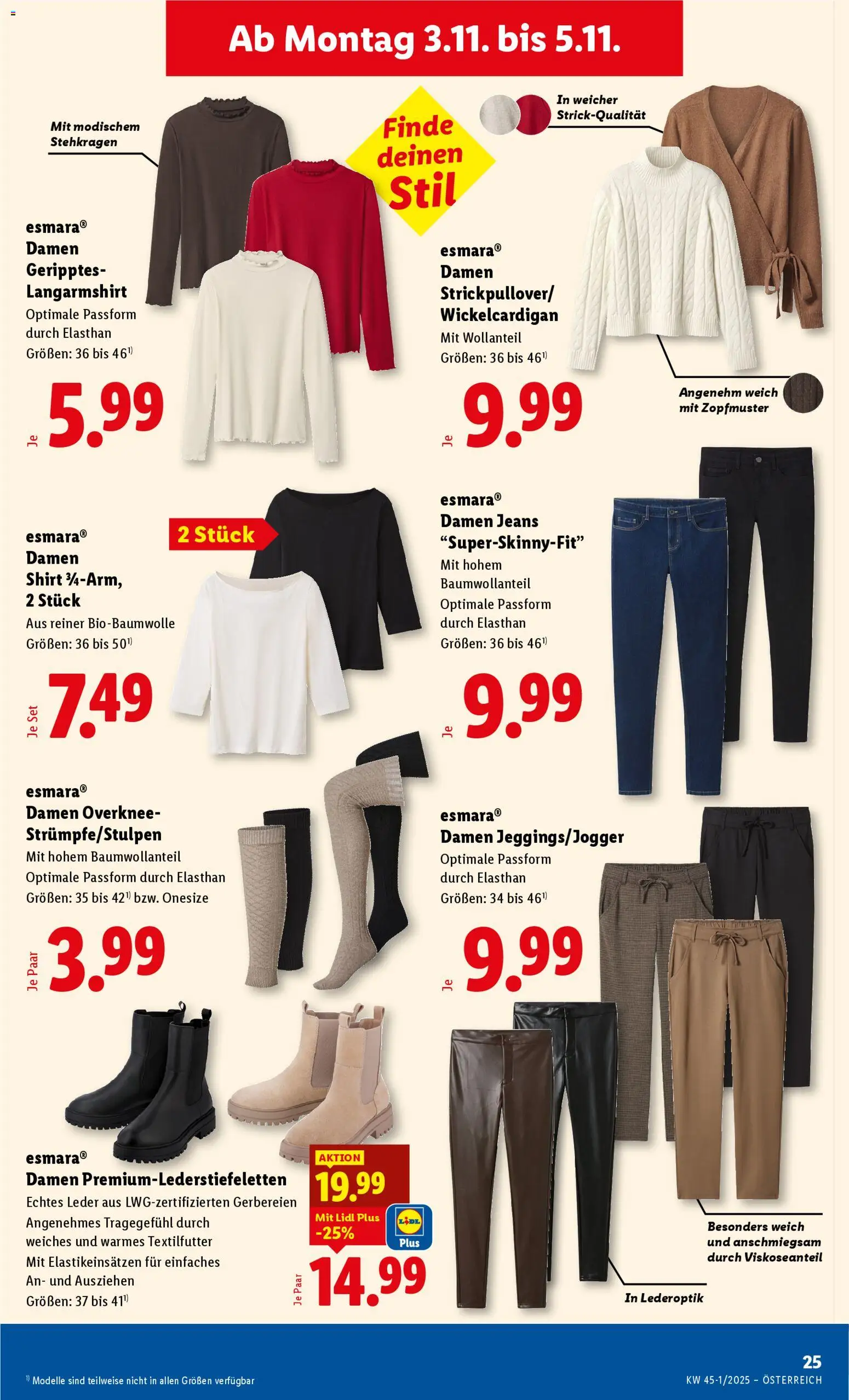 Lidl Flugblatt - Altenmarkt im Pongau, St. Johann im Pongau, Zell am See gültig ab 30.10.2025 | Seite: 31 | Produkte: Jeans
