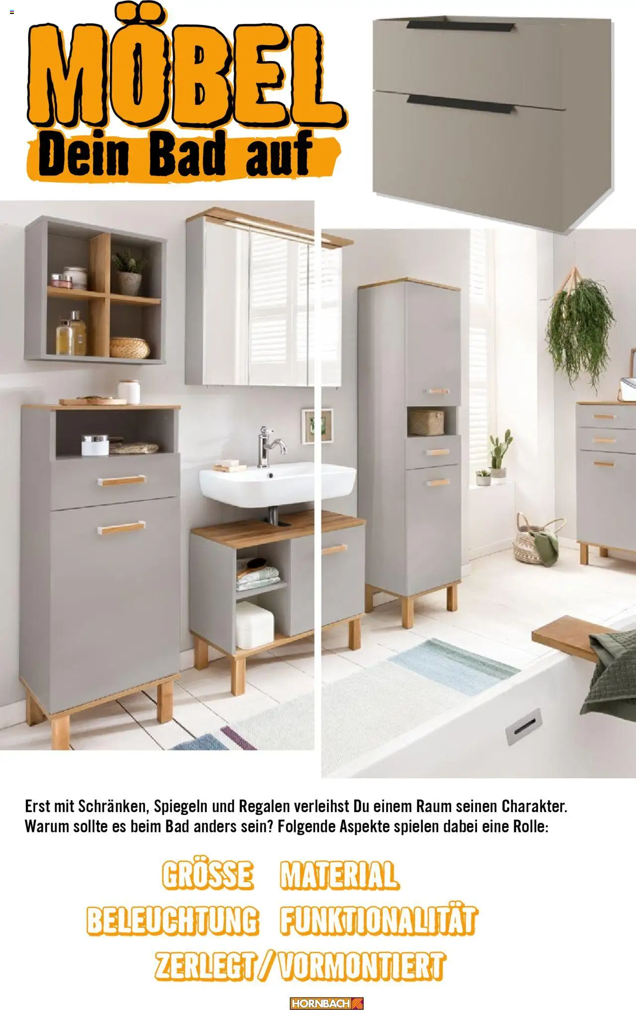 Hornbach Bad 2024 gültig ab 01.10.2024 | Seite: 52 | Produkte: Bad