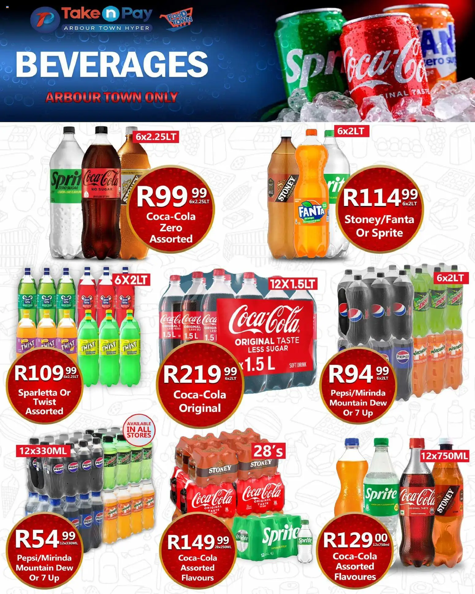 New Pick n Pay catalogue – valid from 30.03.2026 | Page: 40 | Products: Beer, Fanta, Sprite, Stoney