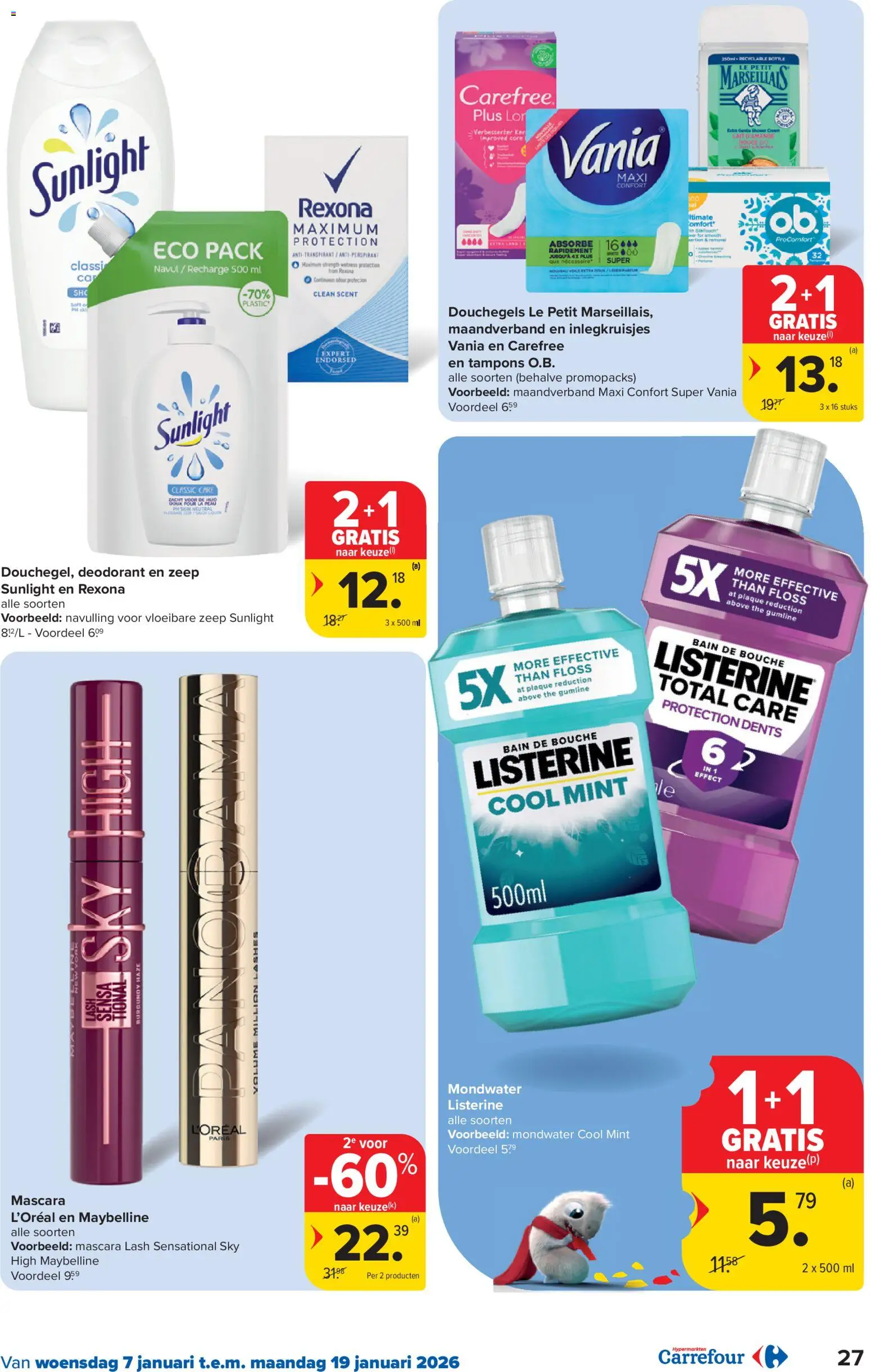 {H1} | Pagina: 27 | Producten: La, Mascara, Zeep, Deodorant