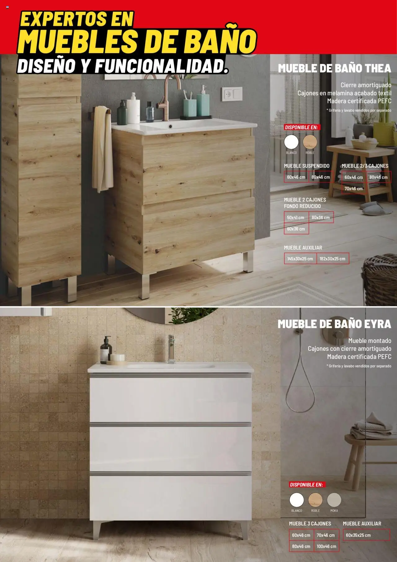 Brico Depôt folleto │ válido desde el 29.08.2025 | Página: 6 | Productos: Muebles, Lavabo, Baño