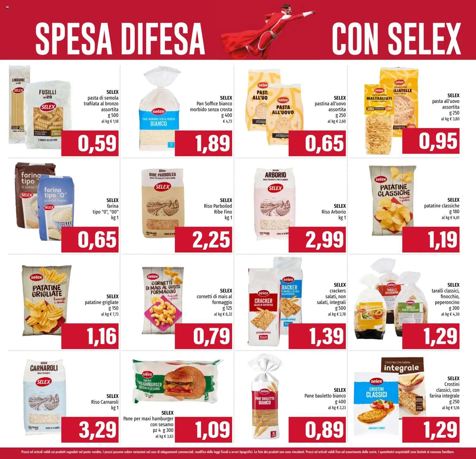 Volantino Famila del 09.10.2025 | Pagina: 10 | Prodotti: Pasta, Peperoncino, Crostini, Mais