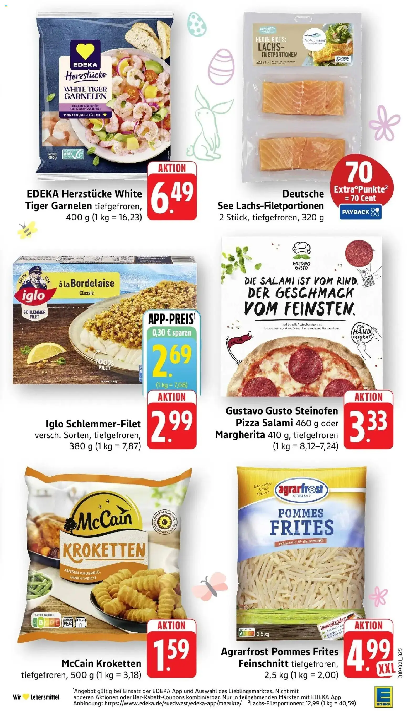 Edeka prospekt Überlingen	 – gültig ab 30.03.2026 | Seite: 27 | Produkte: Iglo, McCain, Lachs, Tiger garnelen