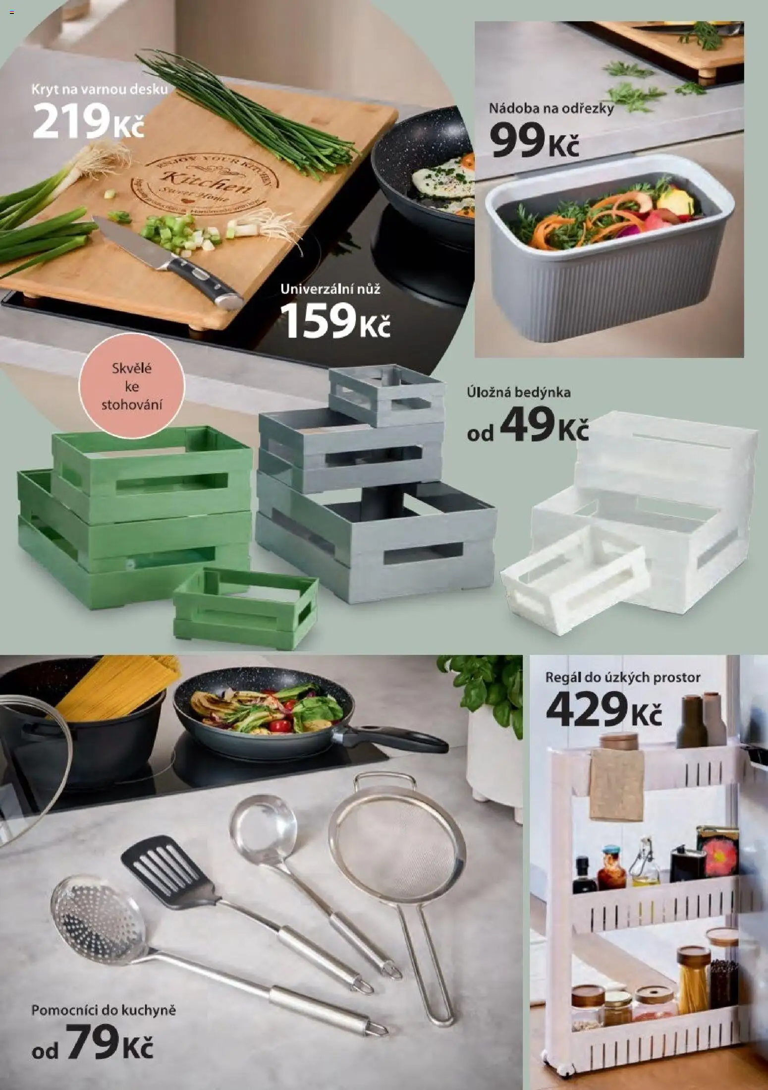 NKD leták - Pomocníci do kuchyně od 05.01.2025 | Strana: 2 | Produkty: Nůž, Regál, Kuchyně