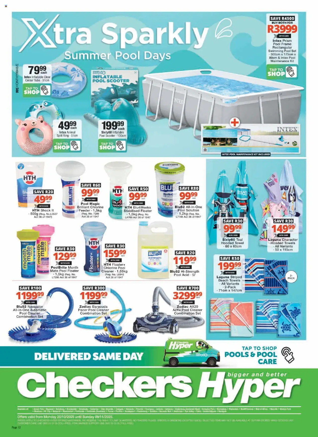 New Checkers catalogue – valid from 20.10.2025 | Page: 12 | Products: Frame, Plate, Towel, Tap