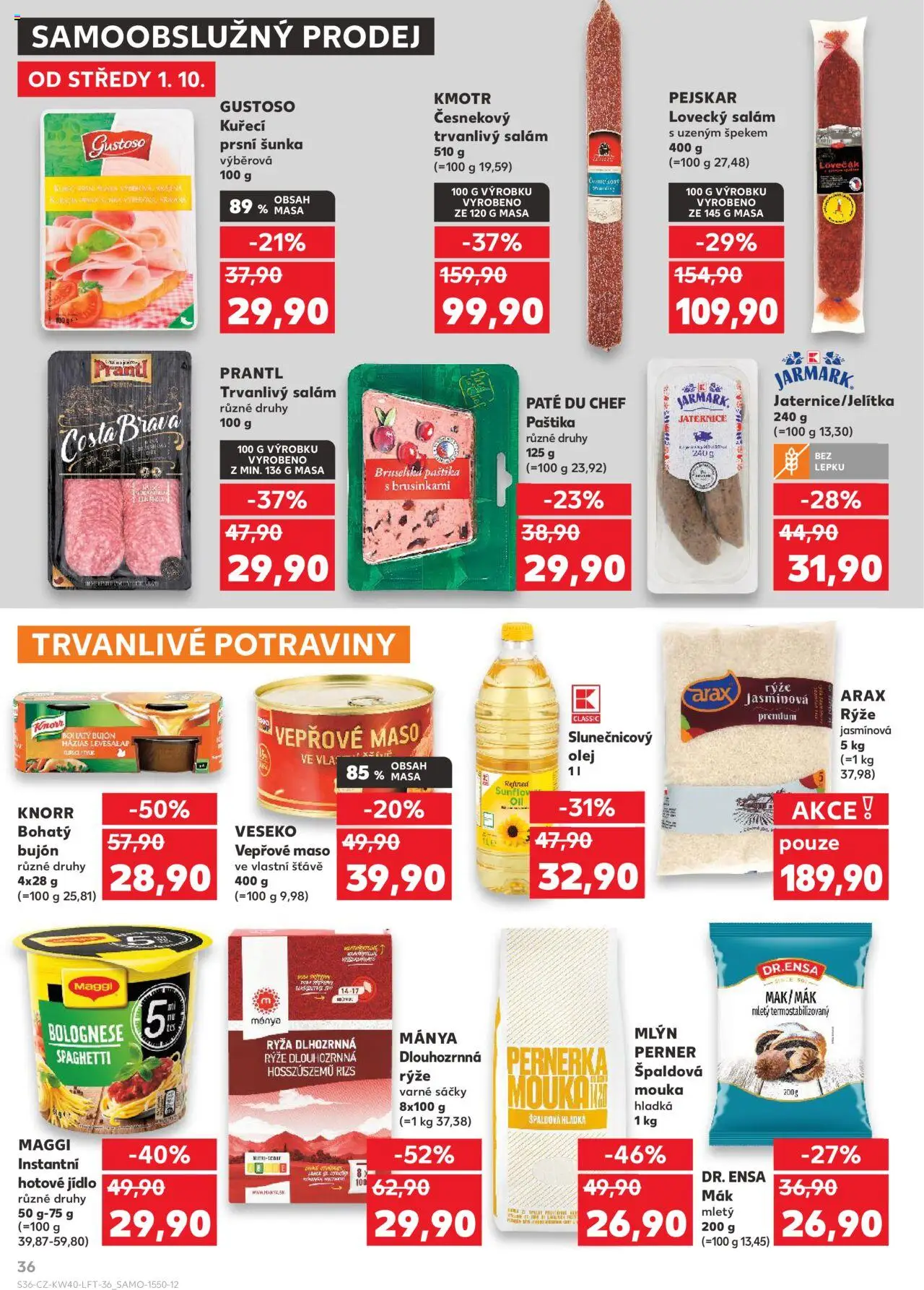 Kaufland leták od 01.10.2025 | Strana: 36