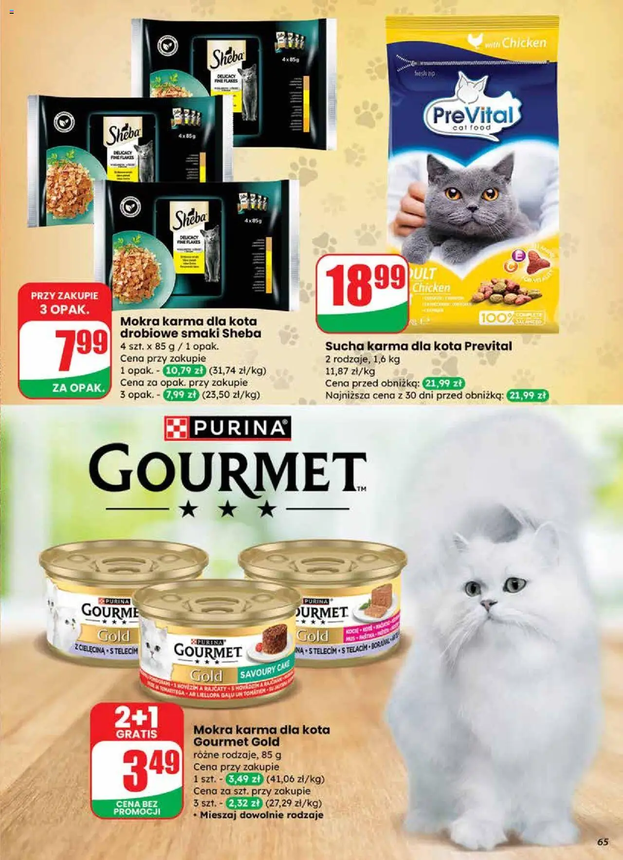 Dino Gazetka od 24.09.2025 | Strona: 65 | Produkty: Karma dla kota