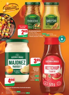 Majonez Smakowity Kuchnia Smaku, 430 ml od 20.08.2025 | Strona: 20 | Produkty: Ketchup, Musztarda, Majonez
