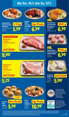 Lidl Prospekt Holzminden ab 12.01.2026 gültig | Seite: 59 | Produkte: Hahnchen, Kaninchen, Spare ribs, Burger