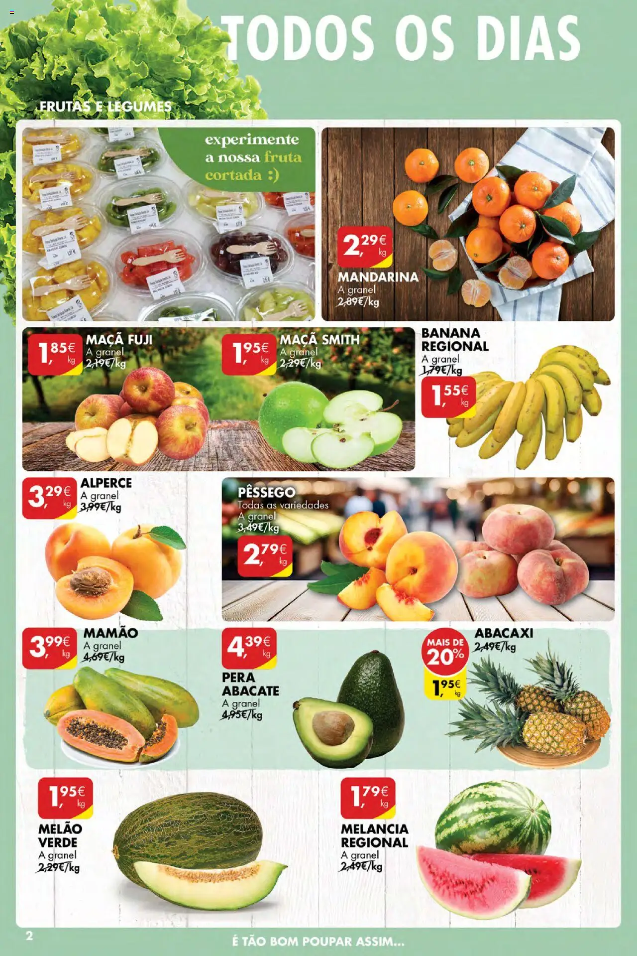 Pingo Doce Poupe Esta Semana Açores │ válido de 24.07.2025 | Página: 2 | Produtos: Maça, Abacate, Melão, Mamão