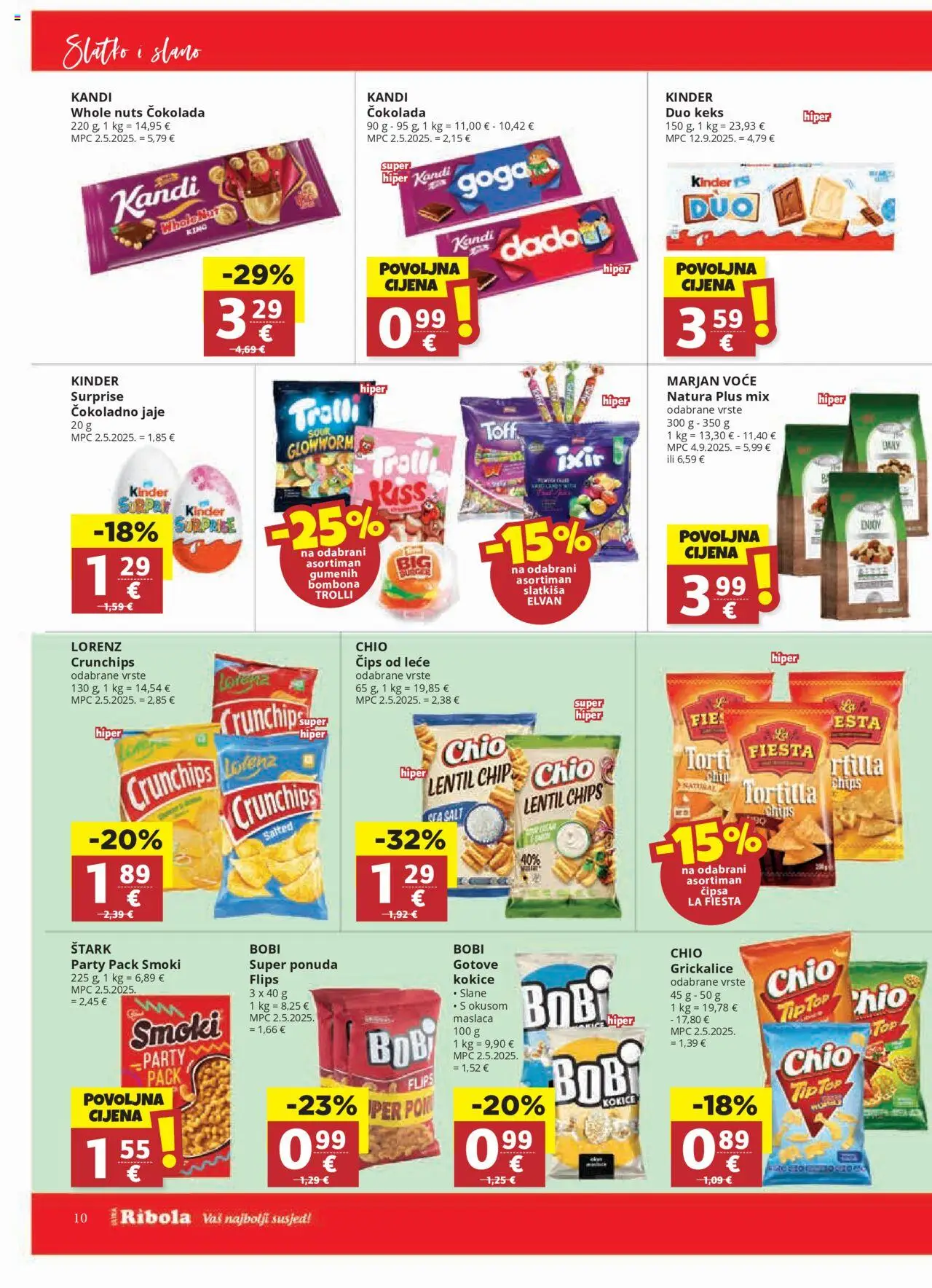 Ultra Gros katalog | vrijedi od 15.10.2025 | Stranica: 10 | Proizvodi: Flips, Čokolada, Čips, Keks