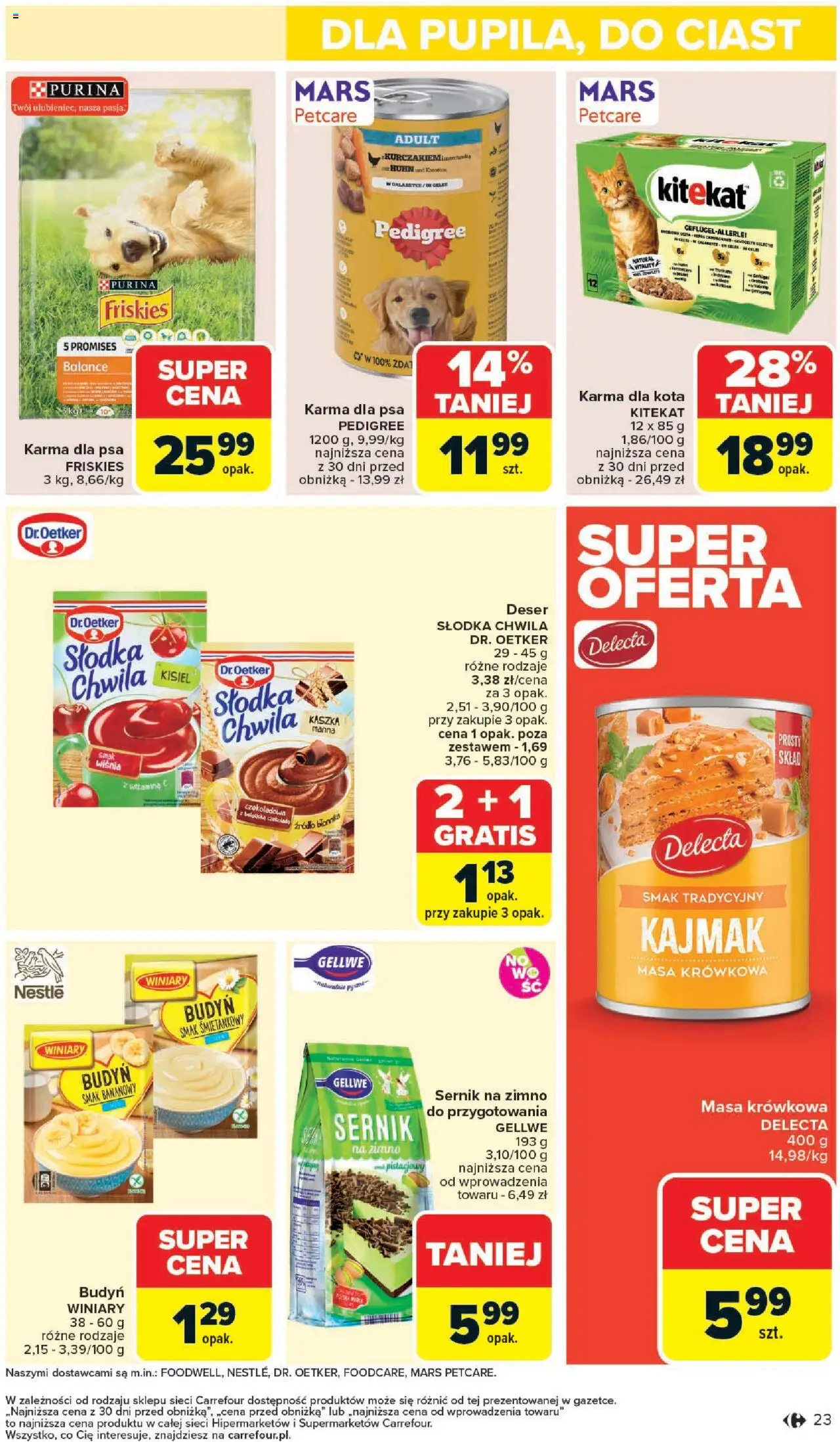 Carrefour Gazetka od 20.10.2025 | Strona: 25 | Produkty: Czekolady, Czekoladowa, Kajmak, Karma dla kota