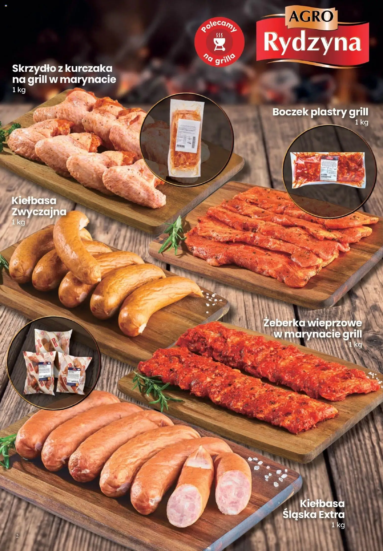 Dino gazetka - Czas na majówkę od 29.04.2026 | Strona: 2 | Produkty: Kiełbasa, Grill, Kiełbasa śląska, Boczek