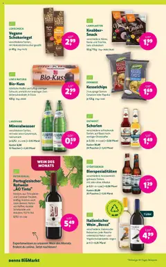 BioMarkt Prospekt – gültig ab 24.09.2025 | Seite: 10 | Produkte: Rotwein, Mineralwasser, Paprika, Chips