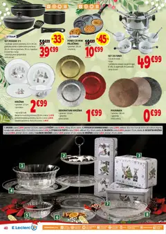 E.leclerc katalog akcije – veljaven od 10.12.2025 | Stran: 40 | Izdelki: Pogrinjek, Kos, Palačinke