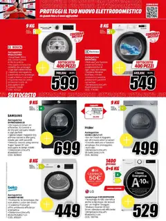 Anteprima del volantino Media World volantino valido a partire dal 06.03.2026 | Pagina: 21 | Prodotti: Lavasciuga, Asciugatrice, Samsung