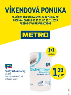 Metro leták platný od 27.11.2025