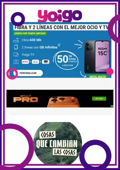 Vista previa Yoigo ofertas válido desde el 14.11.2025