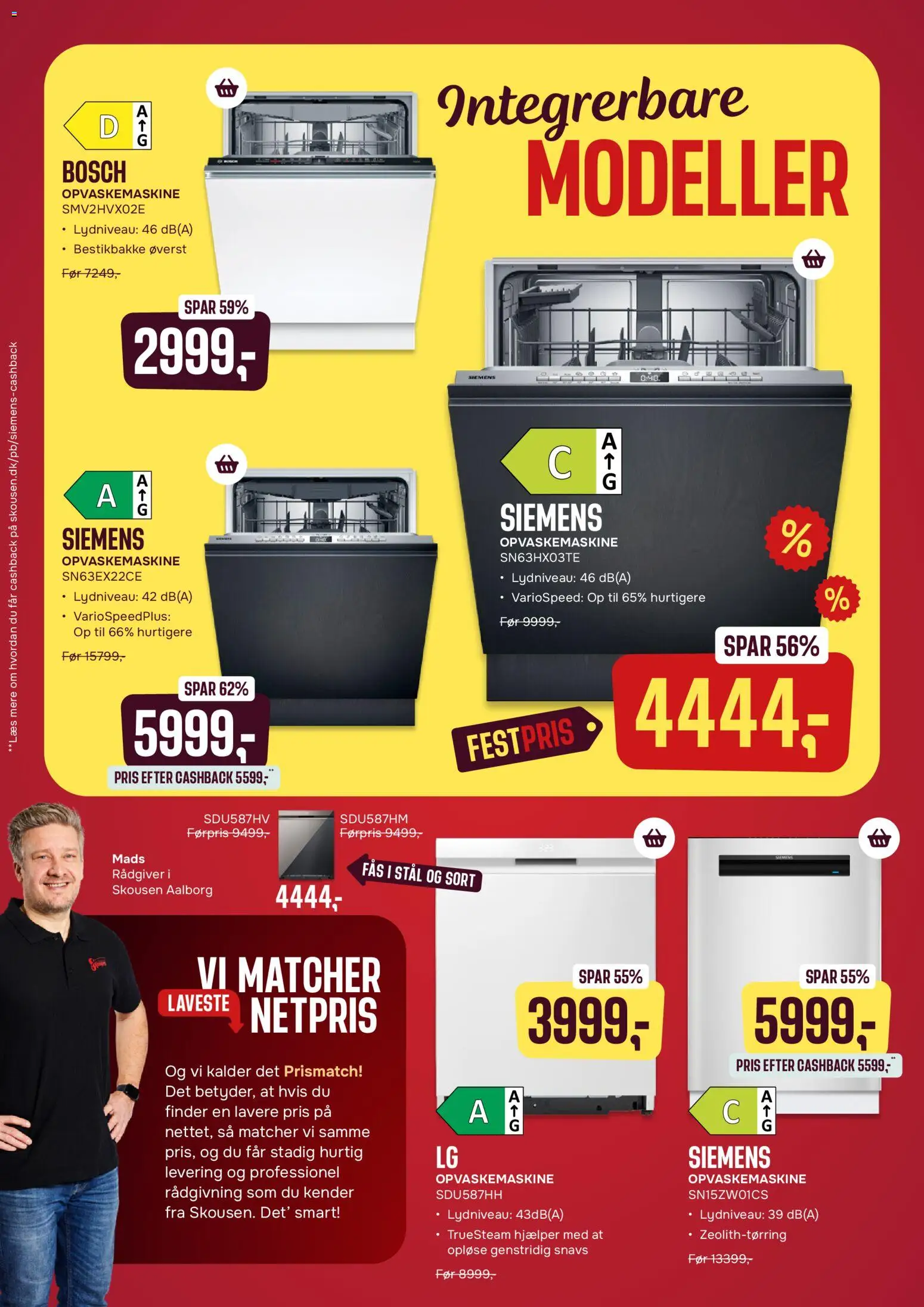 Skousen tilbudsavis – gyldig fra 27.04.2026 | Side: 4 | Produkter: Søm, Opvaskemaskine