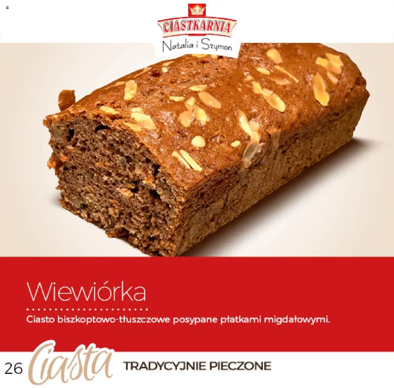 Topaz Gazetka - Ciast od 04.06.2025 | Strona: 26 | Produkty: Ciasto