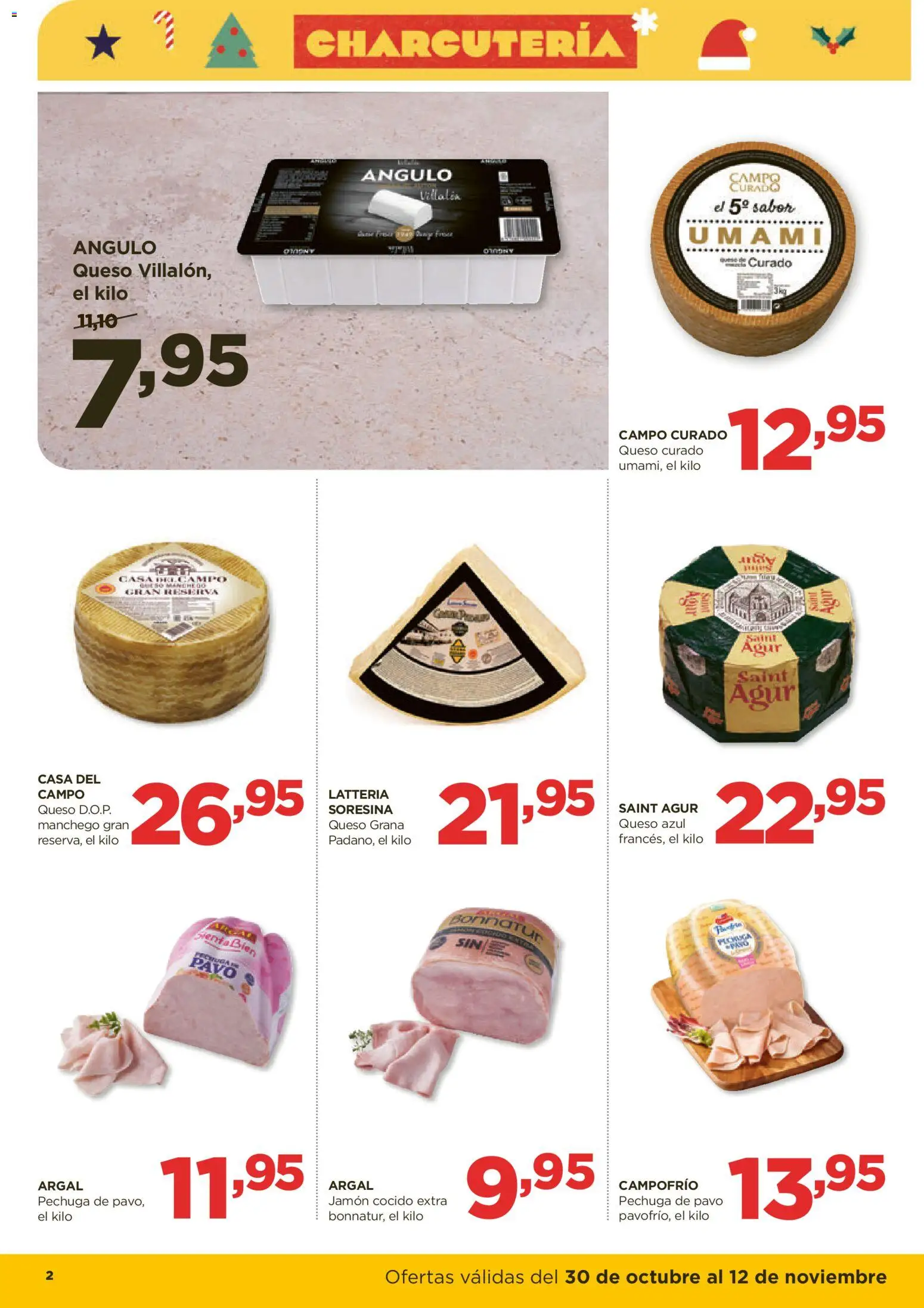 Alimerka folleto Castilla y León │ válido desde el 30.10.2025 | Página: 2 | Productos: Queso, Jamón, Jamón cocido
