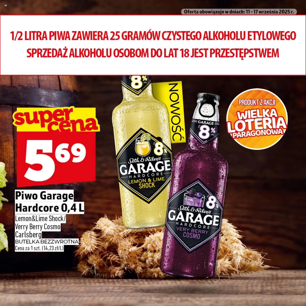 Topaz Gazetka - Ogródek Piwosza od 11.09.2025 | Strona: 3 | Produkty: Piwo