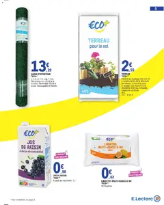 E.Leclerc - Prévisualisation de JUS DE RAISIN "ECO+", A base de concentré. 1 L. valide à partir de 14.04.2026 | Page: 5