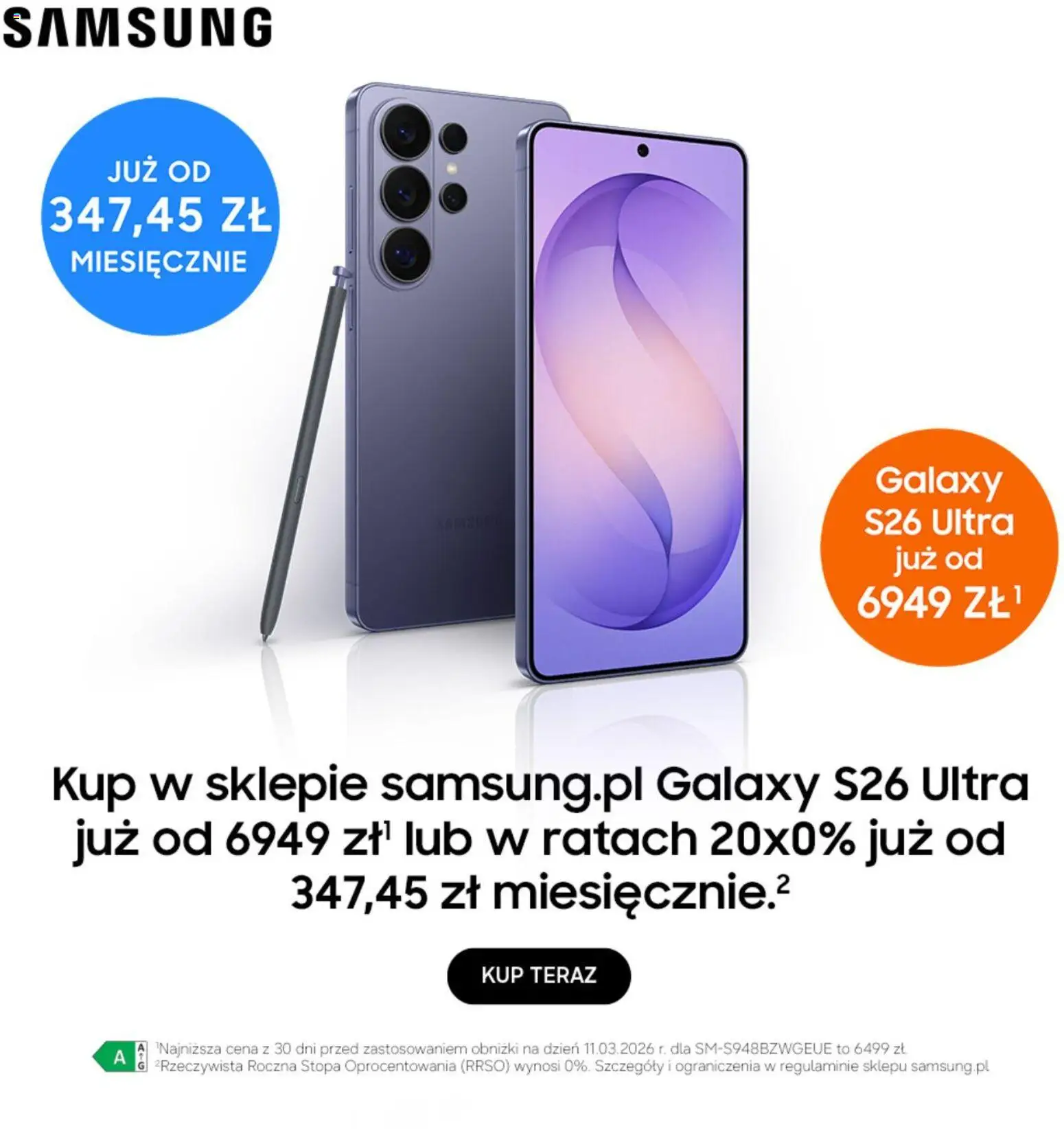 Samsung od 20.03.2026 | Strona: 1