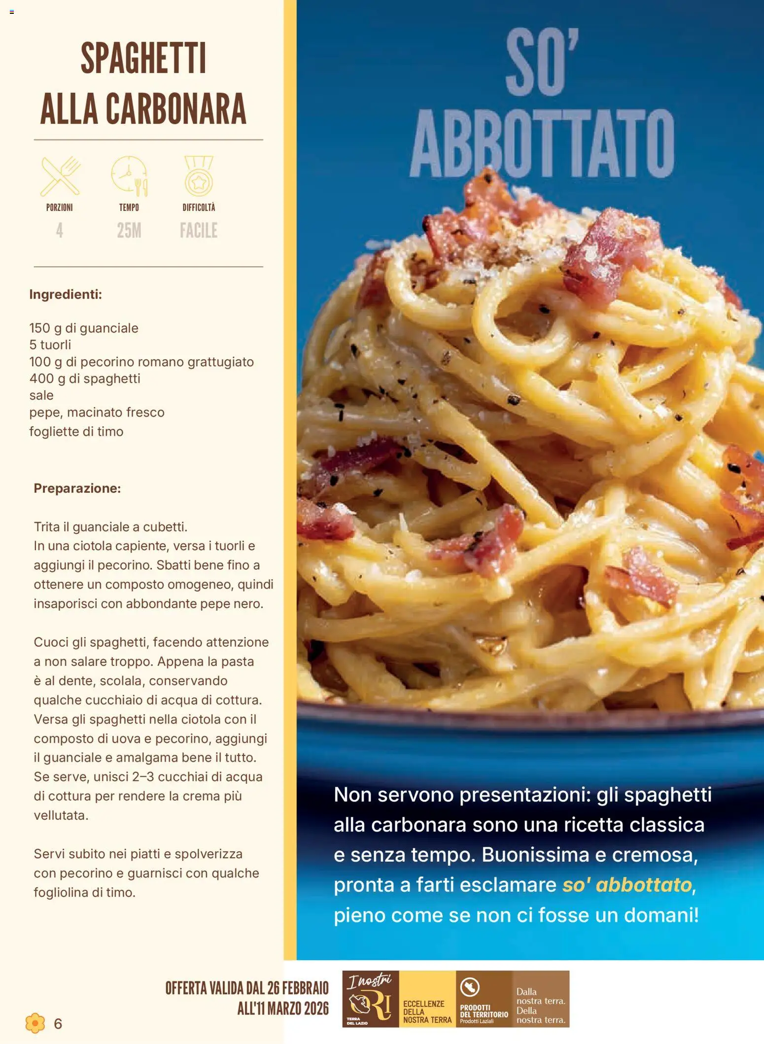 Volantino Conad del 26.02.2026 | Pagina: 6 | Prodotti: Crema, Acqua, Pasta, Ciotola