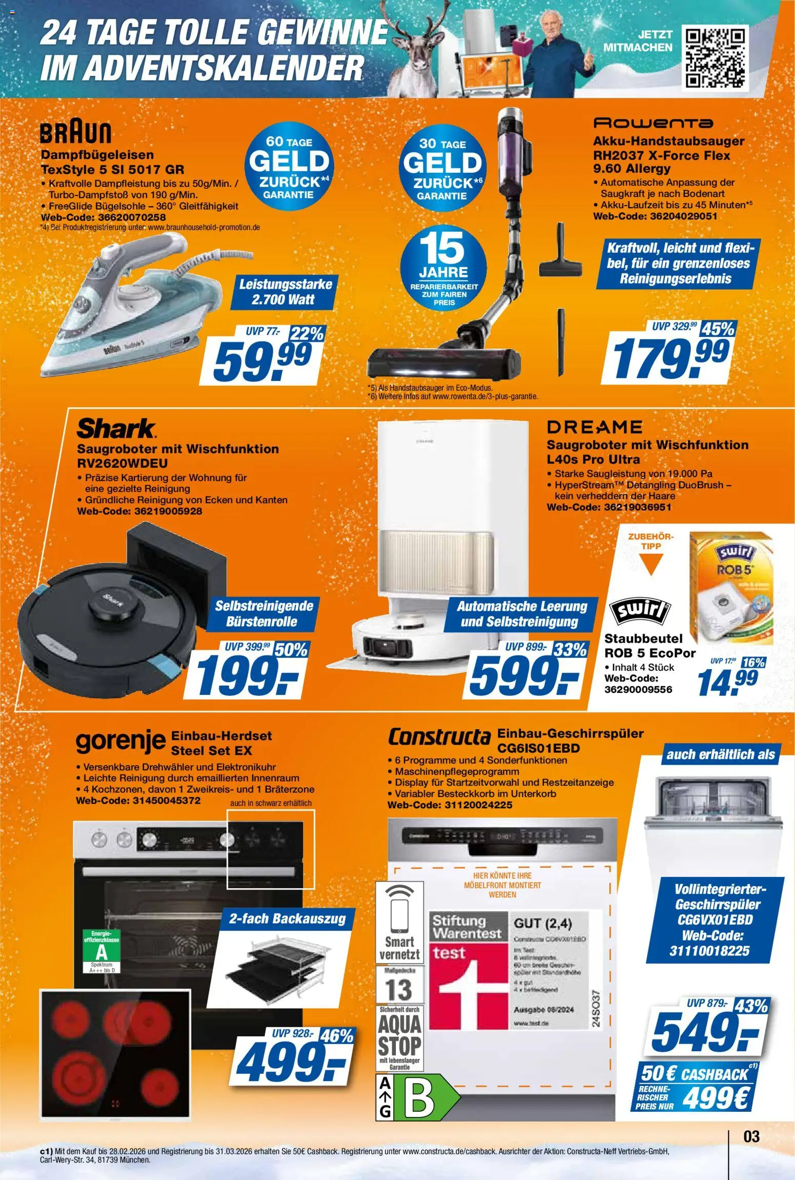 Expert Prospekt 	 – gültig ab 12.12.2025 | Seite: 3 | Produkte: Gorenje, Geschirrspüler