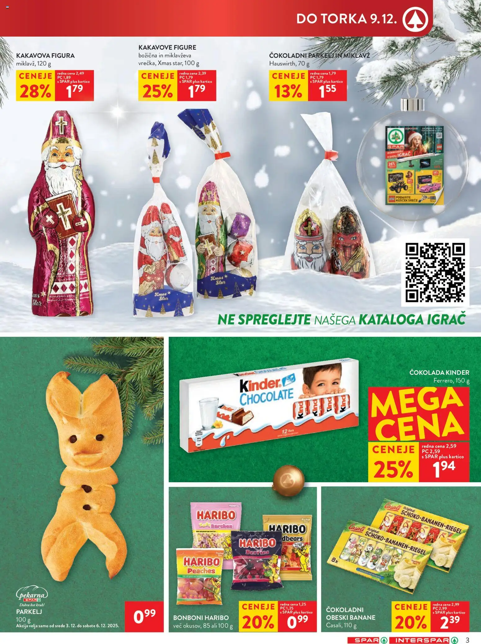 Novi Spar katalog ponudbe – veljaven od 03.12.2025 | Stran: 3