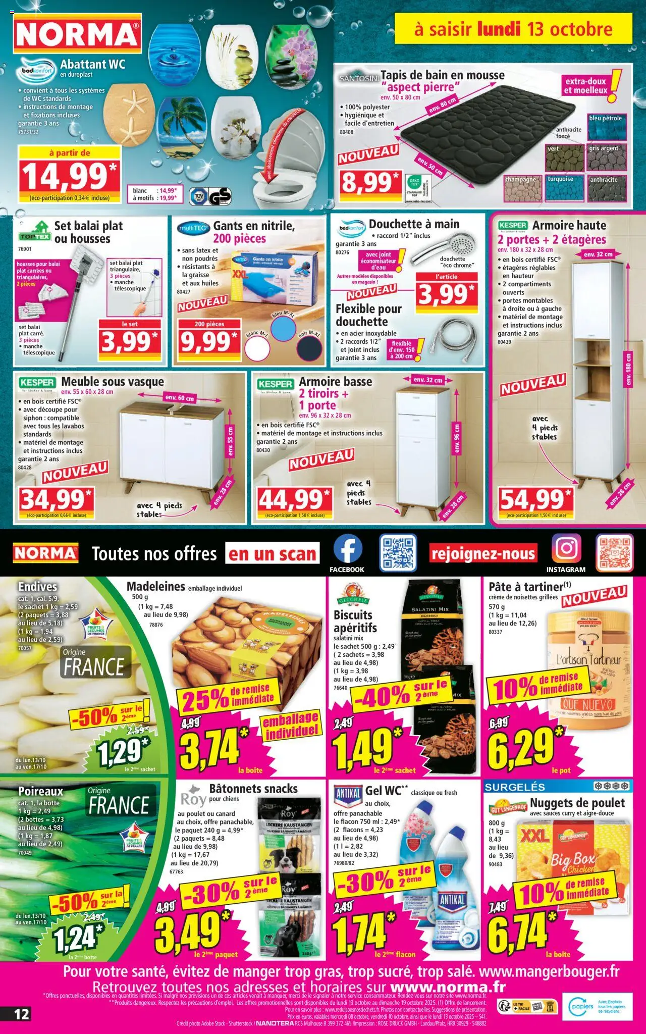 {H1} | Page: 12 | Produits: Noisettes, Curry, Balai, Gants