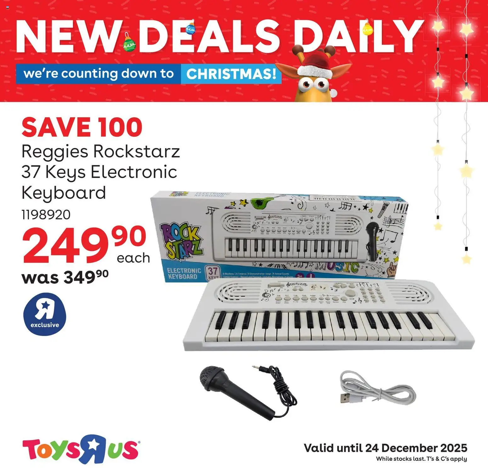New Toys R Us catalogue – valid from 18.12.2025 | Page: 4 | Products: Keyboard, Toys