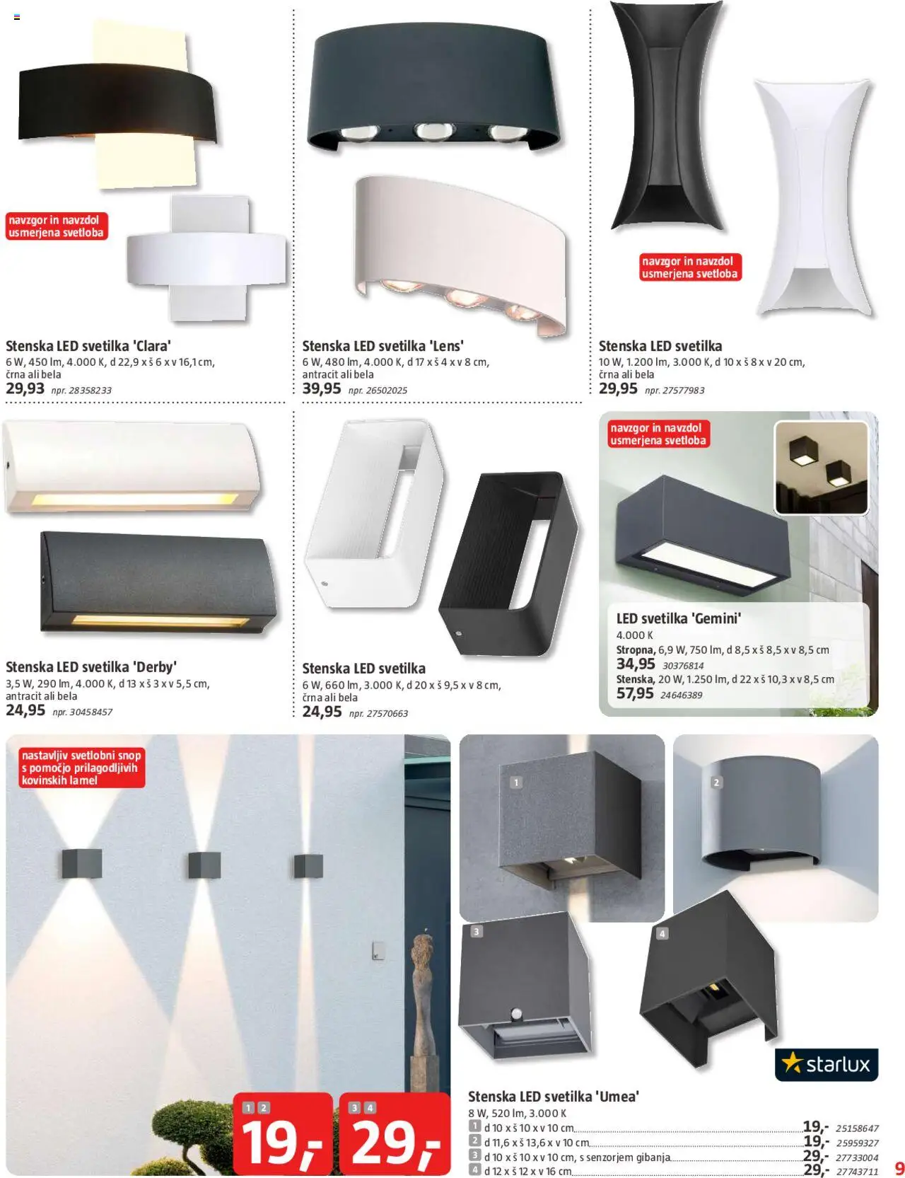 Bauhaus katalog │ velja od 31.07.2025 | Stran: 9 | Izdelki: Led svetilka, Svetilka