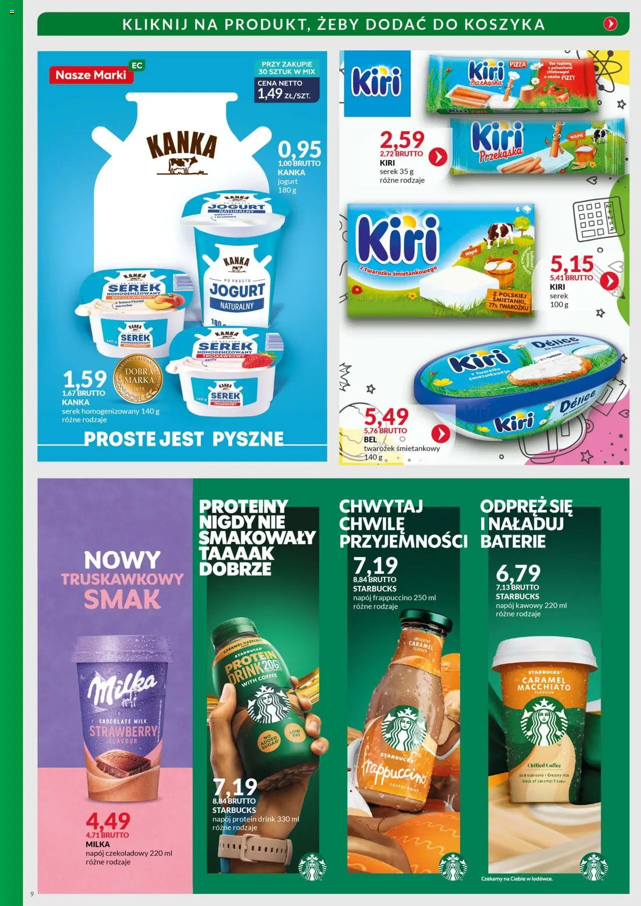 Eurocash Gazetka - Powrót do Szkoły od 04.08.2025 | Strona: 9 | Produkty: Ser topiony, Serek homogenizowany, Ser, Pizza