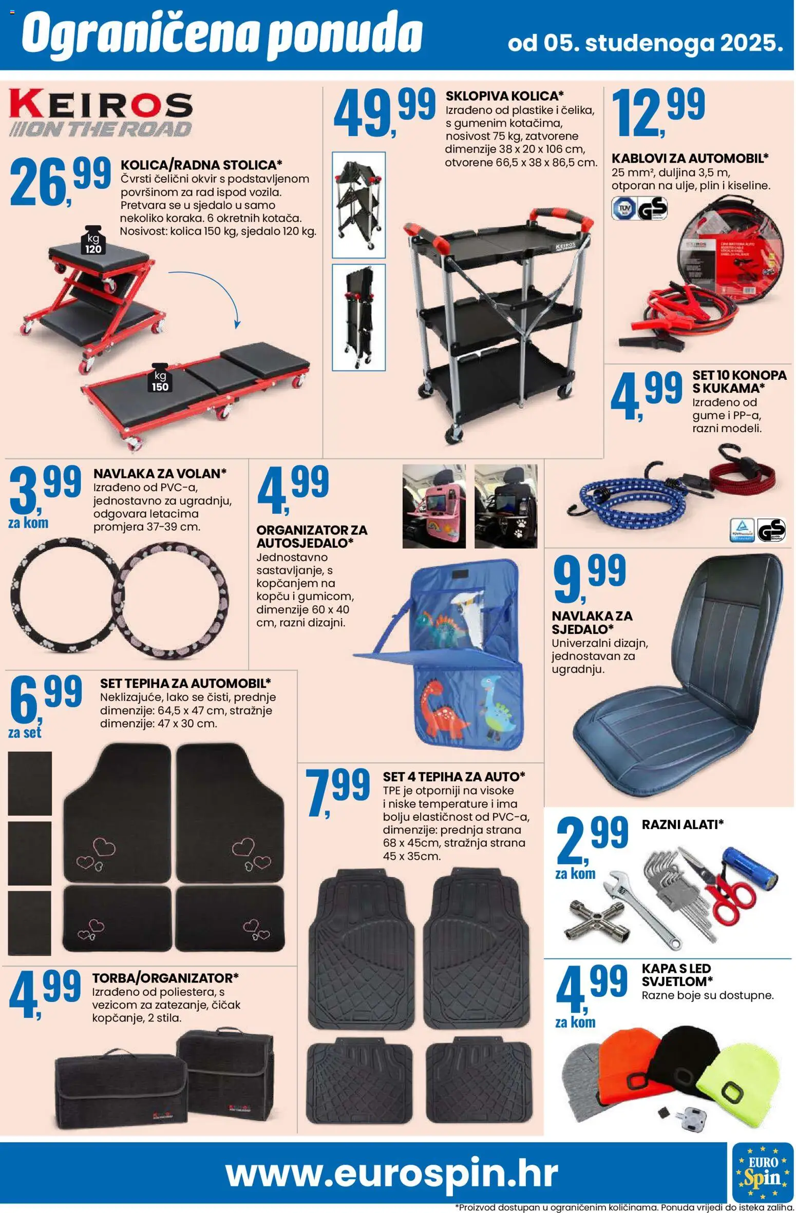 Eurospin katalog | vrijedi od 05.11.2025 | Stranica: 13 | Proizvodi: Kolica, Kapa