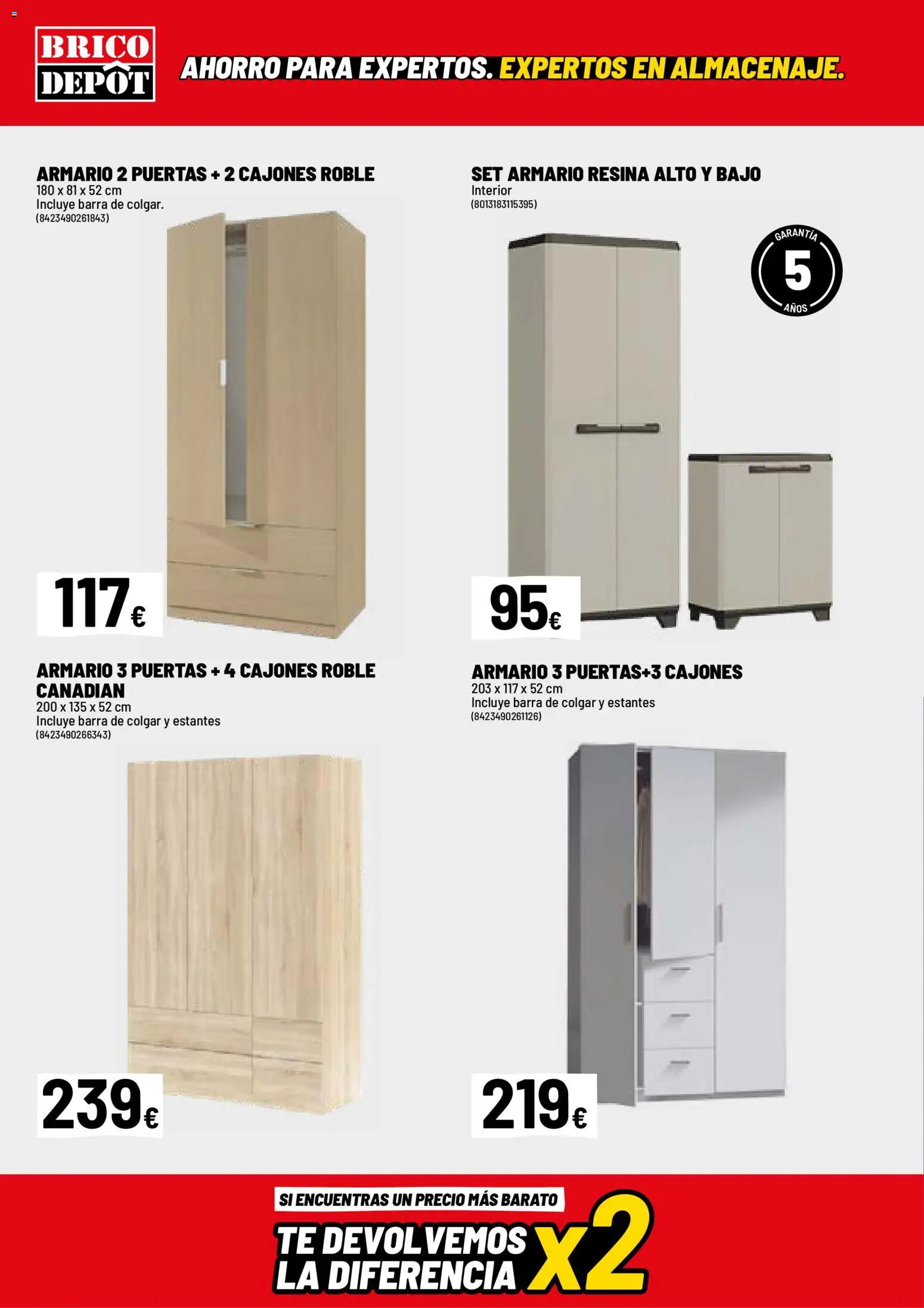 Brico Depôt folleto │ válido desde el 27.03.2026 | Página: 16 | Productos: Té, Armario