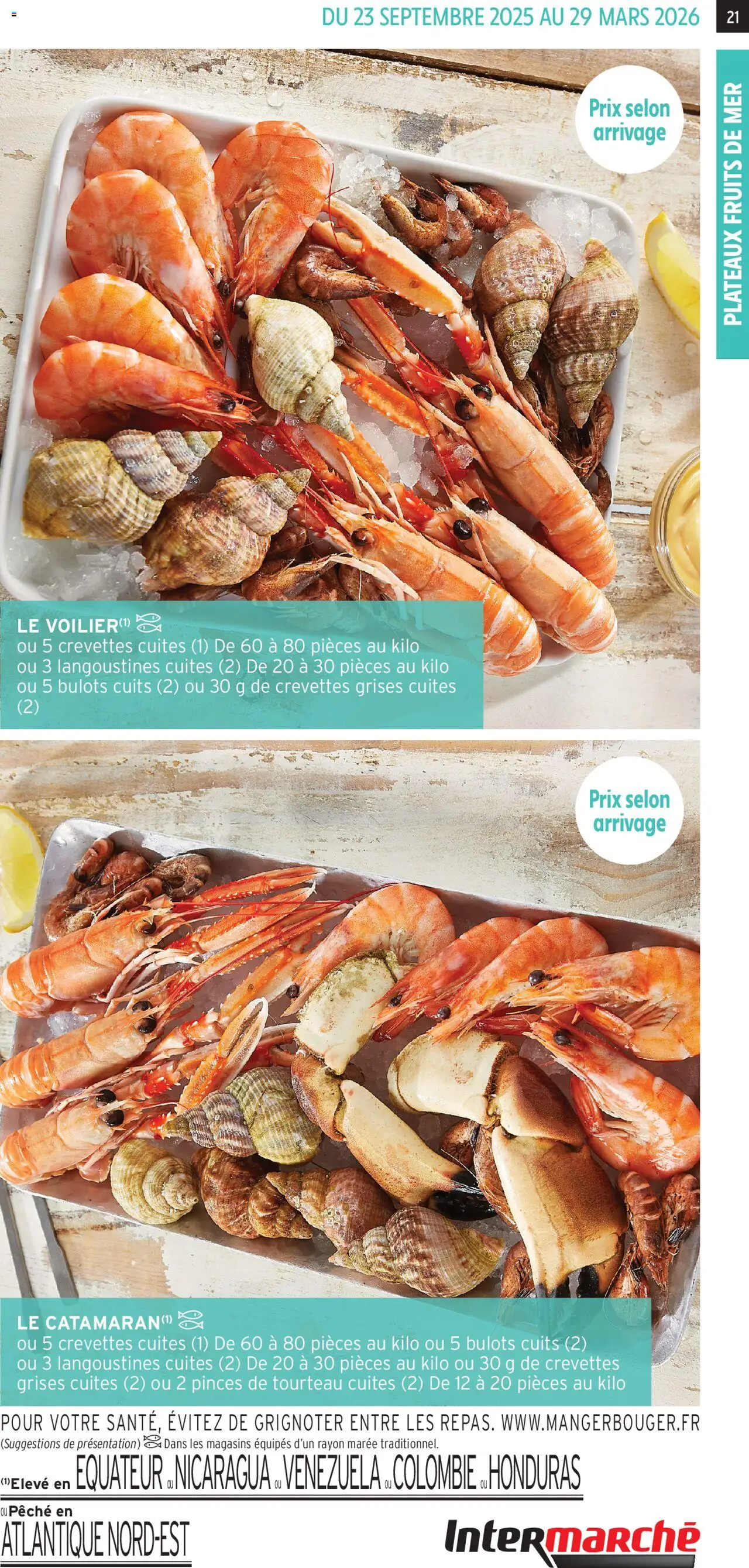 {H1} | Page: 21 | Produits: Fruits de mer, Pêche, Pinces, Crevettes