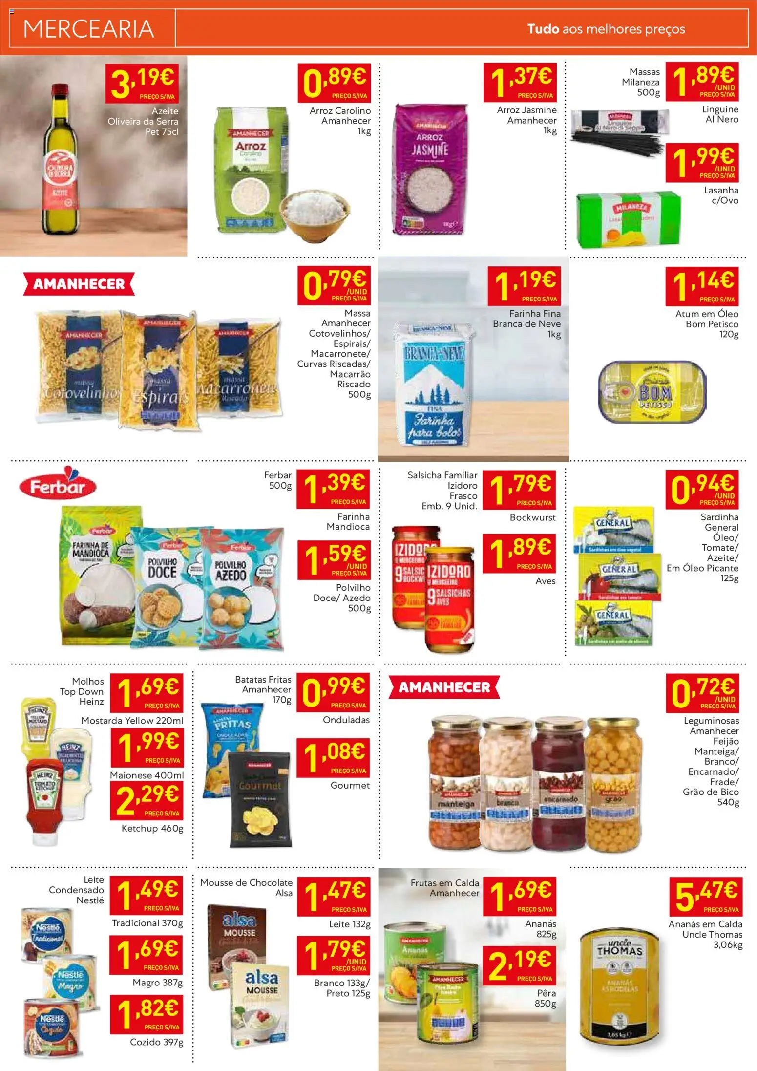 Recheio folheto Madeira │ válido de 24.02.2026 | Página: 10 | Produtos: Chocolate, Arroz, Massa, Batatas fritas