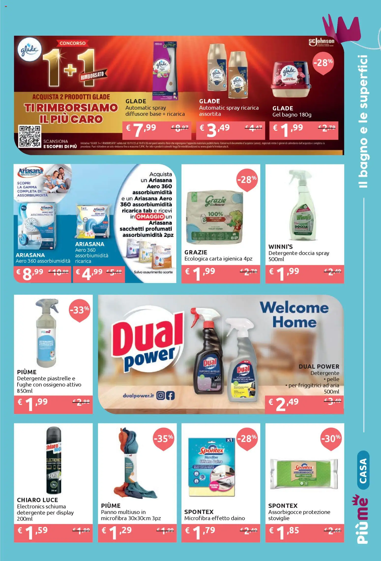 Volantino IperSoap del 15.12.2025 | Pagina: 5 | Prodotti: Detergente, Piastrelle, Bagno, Doccia